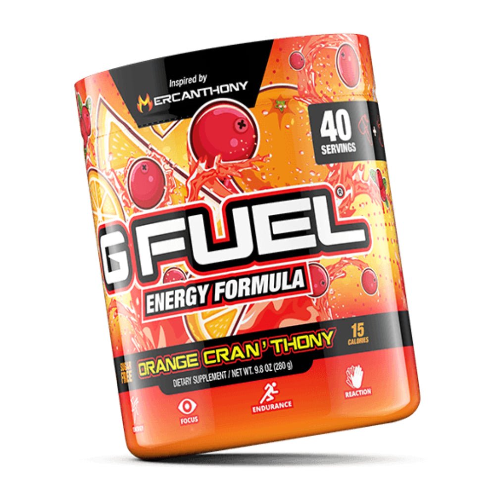 GFuel Energy Formula - Orange Cran'thony Flavor 280g - Store 974 | ستور ٩٧٤