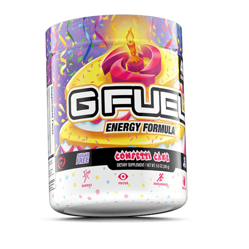 GFuel Energy Formula - Confetti Cake Flavor 280g - Store 974 | ستور ٩٧٤