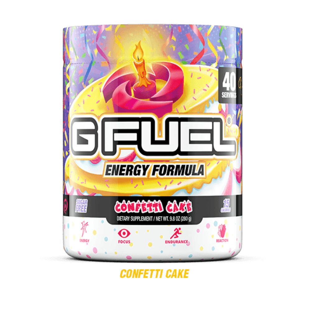 GFuel Energy Formula - Confetti Cake Flavor 280g - Store 974 | ستور ٩٧٤
