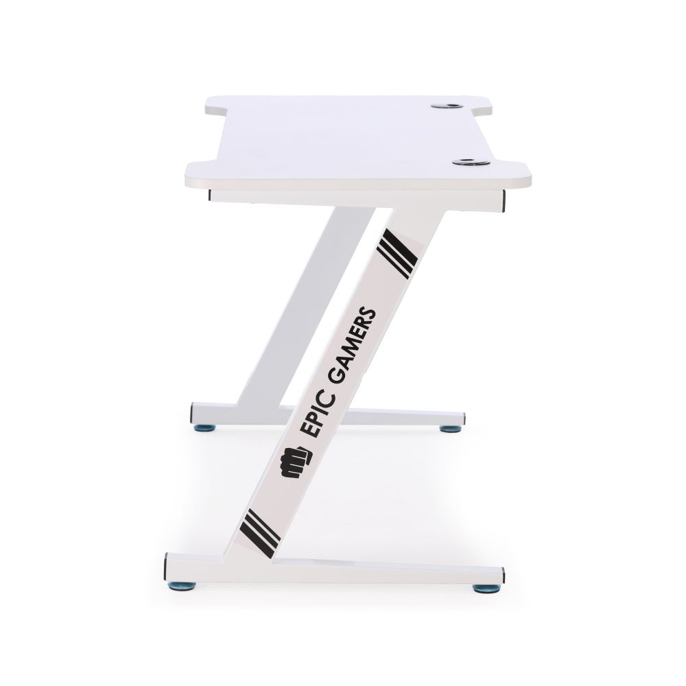 Epic Gamers Gaming Desk - White - Store 974 | ستور ٩٧٤