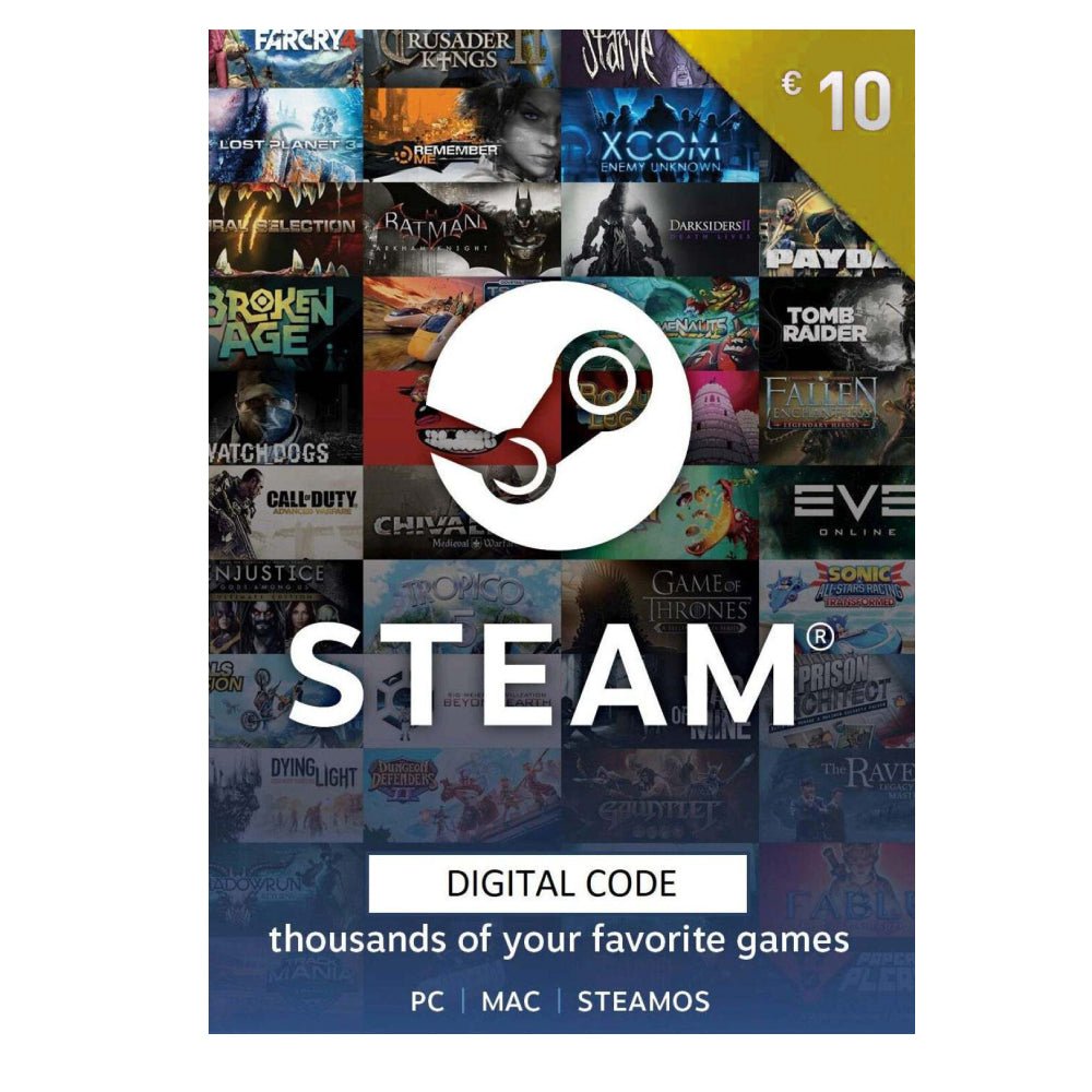 Steam EUR 10 Steam EUR 10