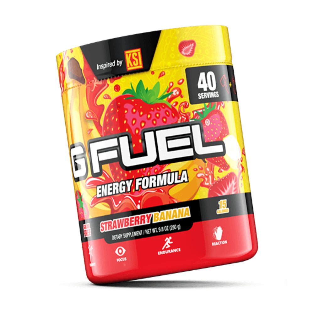 GFuel Energy Formula - Strawberry Banana KSI 280g - Store 974 | ستور ٩٧٤