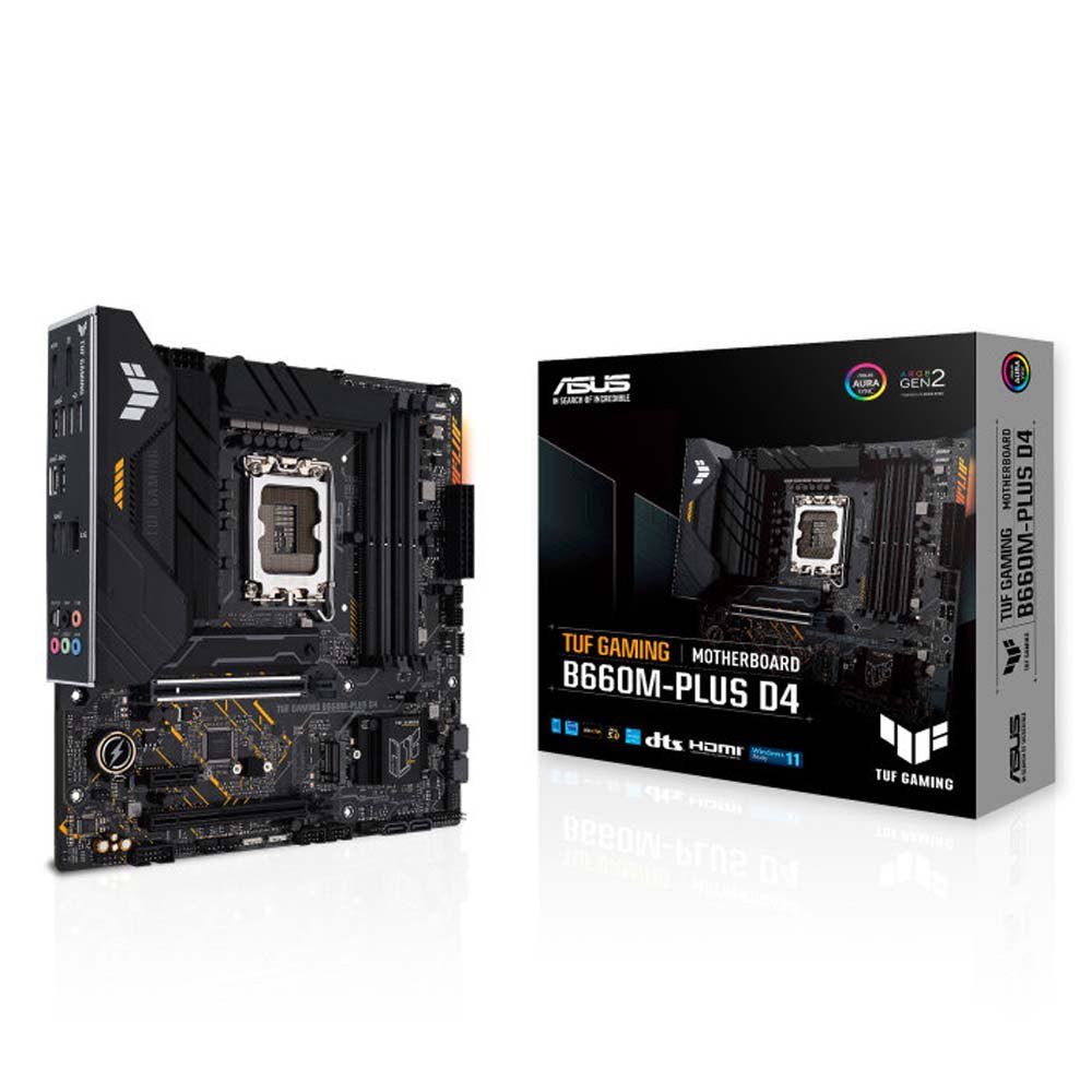 ASUS TUF GAMING B660M-PLUS D4 Micro ATX Intel B660 Motherboard - Store 974 | ستور ٩٧٤