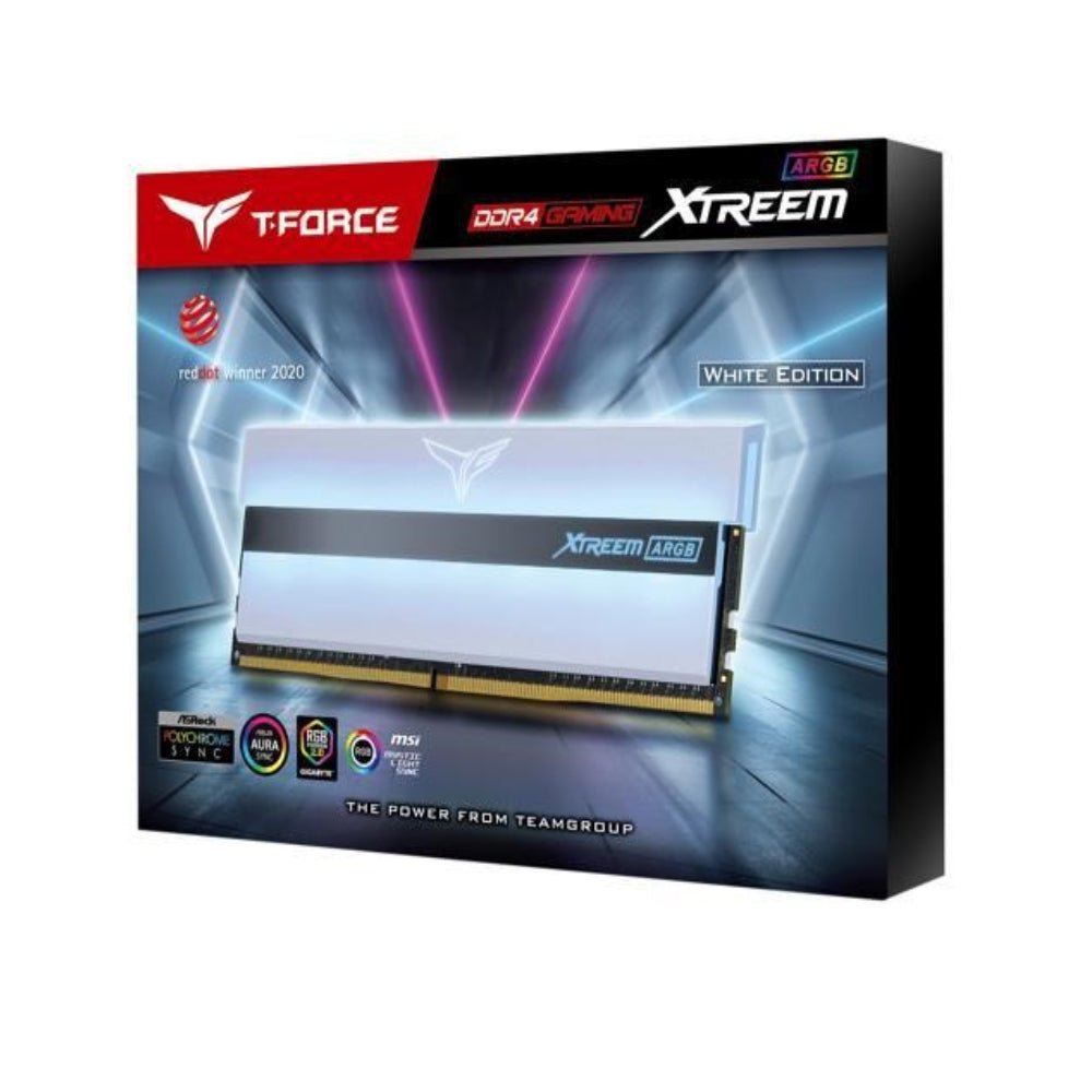 Team Group T-Force XTREEM ARGB 16GB(2x8GB) DDR4 5333MHz - White - Store 974 | ستور ٩٧٤