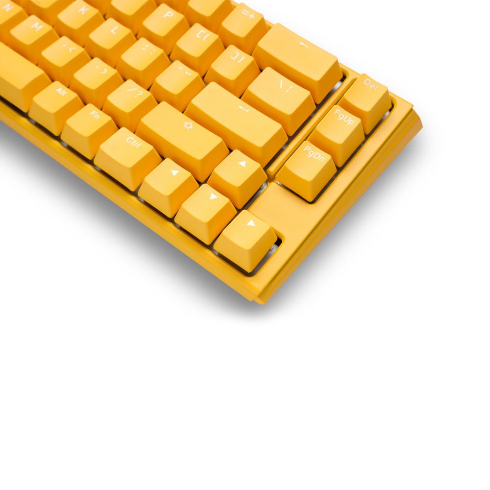 Ducky One 3 SF Yellow Case 65% Hotswap RGB Double Shot PBT QUACK Mechanical Keyboard - Brown Switch - Store 974 | ستور ٩٧٤