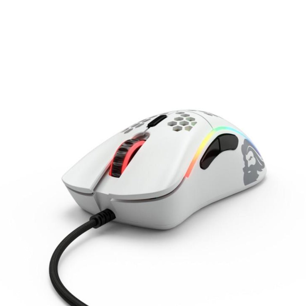 Glorious Model D Minus Gaming Mouse - Matte White - Store 974 | ستور ٩٧٤