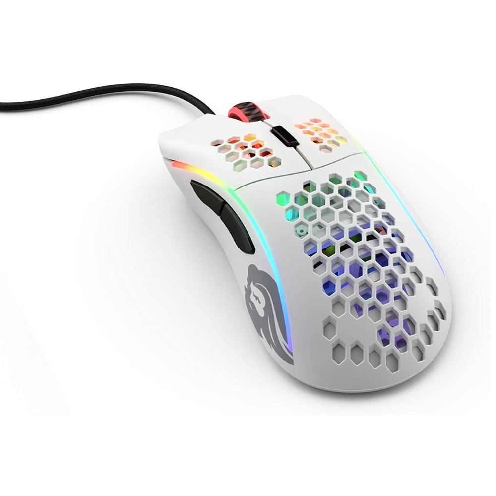 Glorious Model D Minus Gaming Mouse - Matte White - Store 974 | ستور ٩٧٤