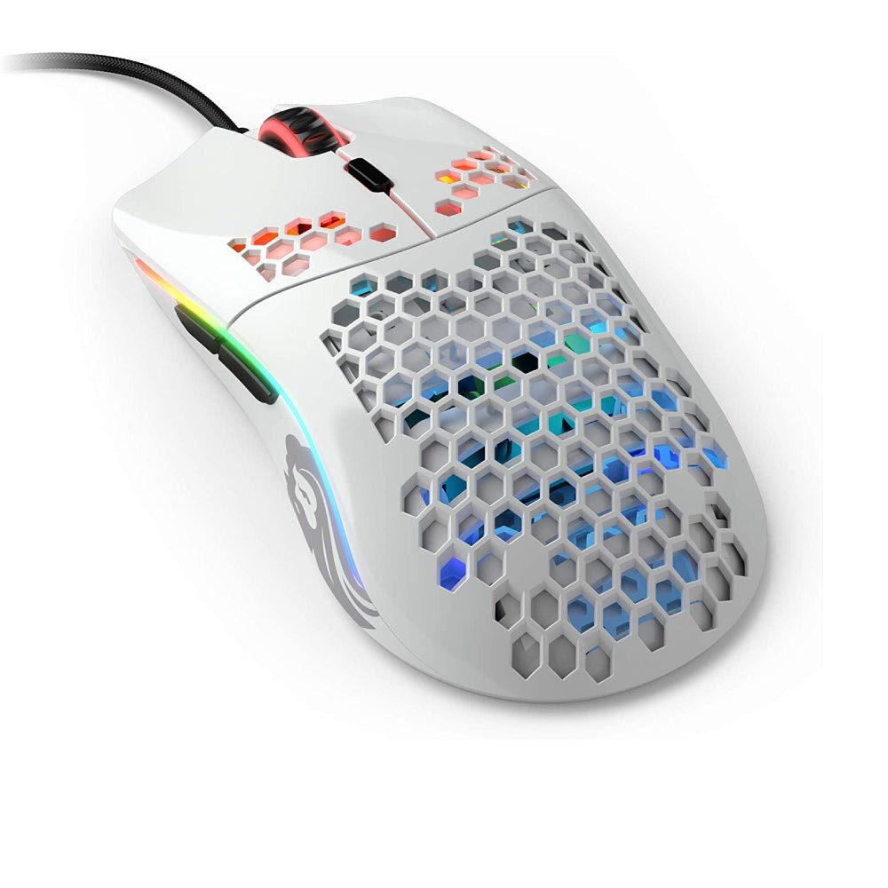 Glorious Model D Minus Gaming Mouse - Glossy White - Store 974 | ستور ٩٧٤