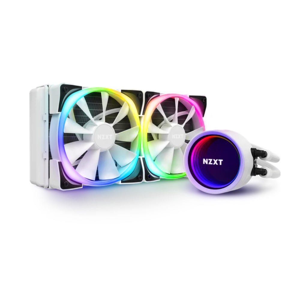 NZXT Kraken X53 RGB 240mm Liquid Cooler - Matte White - مبرد NZXT Kraken X53 RGB 240mm Liquid Cooler - Matte White - مبرد