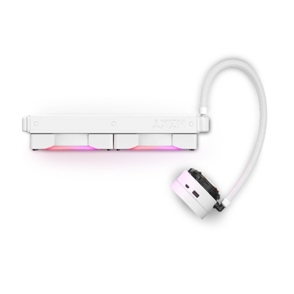 NZXT KRAKEN X63 RGB 280mm سائل مبرد أبيض غير لامع ميرد