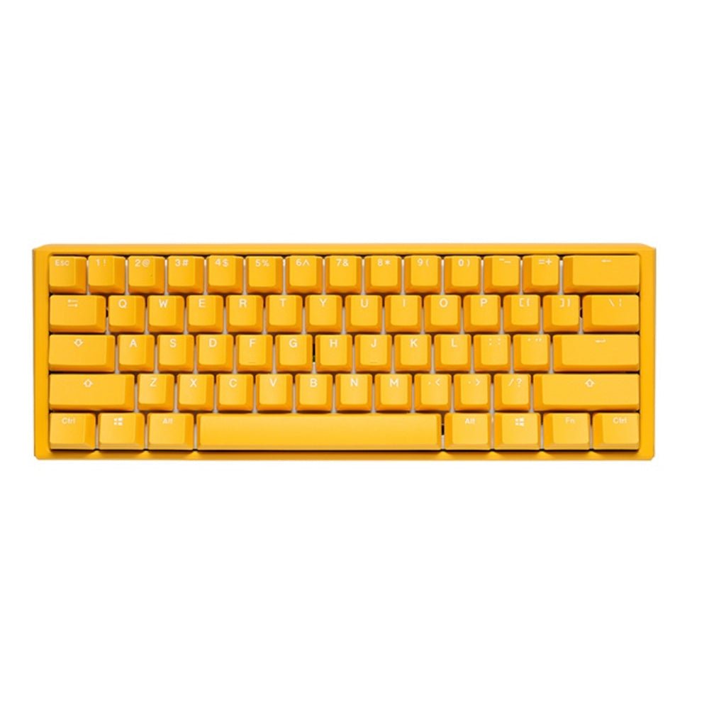 Ducky One 3 صفراء سلسلة 61 مفاتيح Mini سلكية لوحة مفاتيح الألعاب - Silver Switch - loحة mفatatiح Ducky One 3 صفراء سلسلة 61 مفاتيح Mini سلكية لوحة مفاتيح الألعاب - Silver Switch - loحة mفatatiح