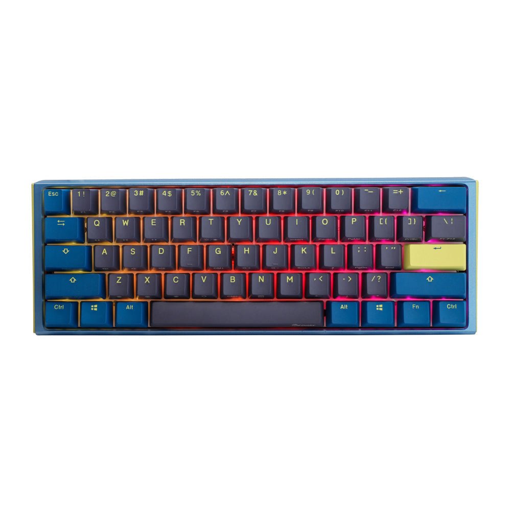 Ducky One 3 Mini Daybreak 60% Hotswap RGB Double Shot PBT QUACK Mechanical Keyboard - Silent Red Switch - Store 974 | ستور ٩٧٤