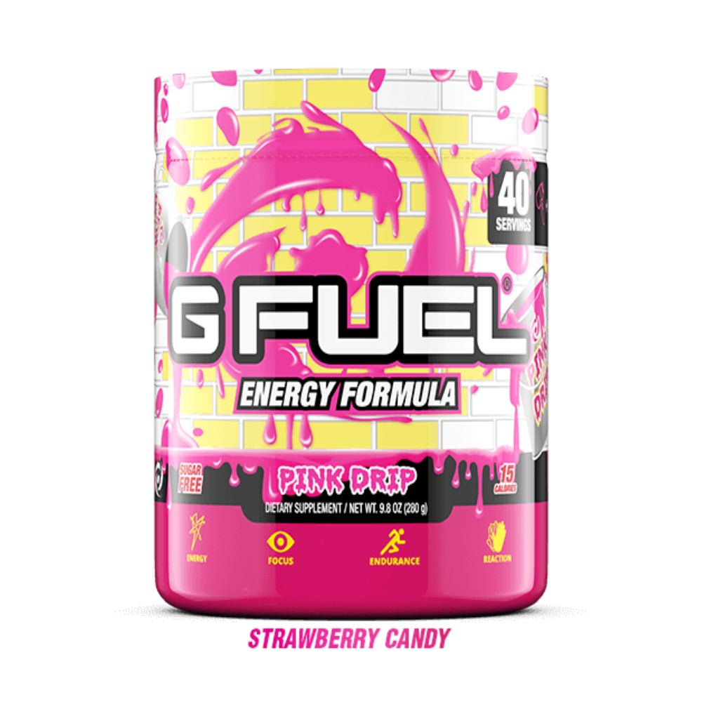 GFuel Energy Formula - Pink Drip Flavor 280g - Store 974 | ستور ٩٧٤