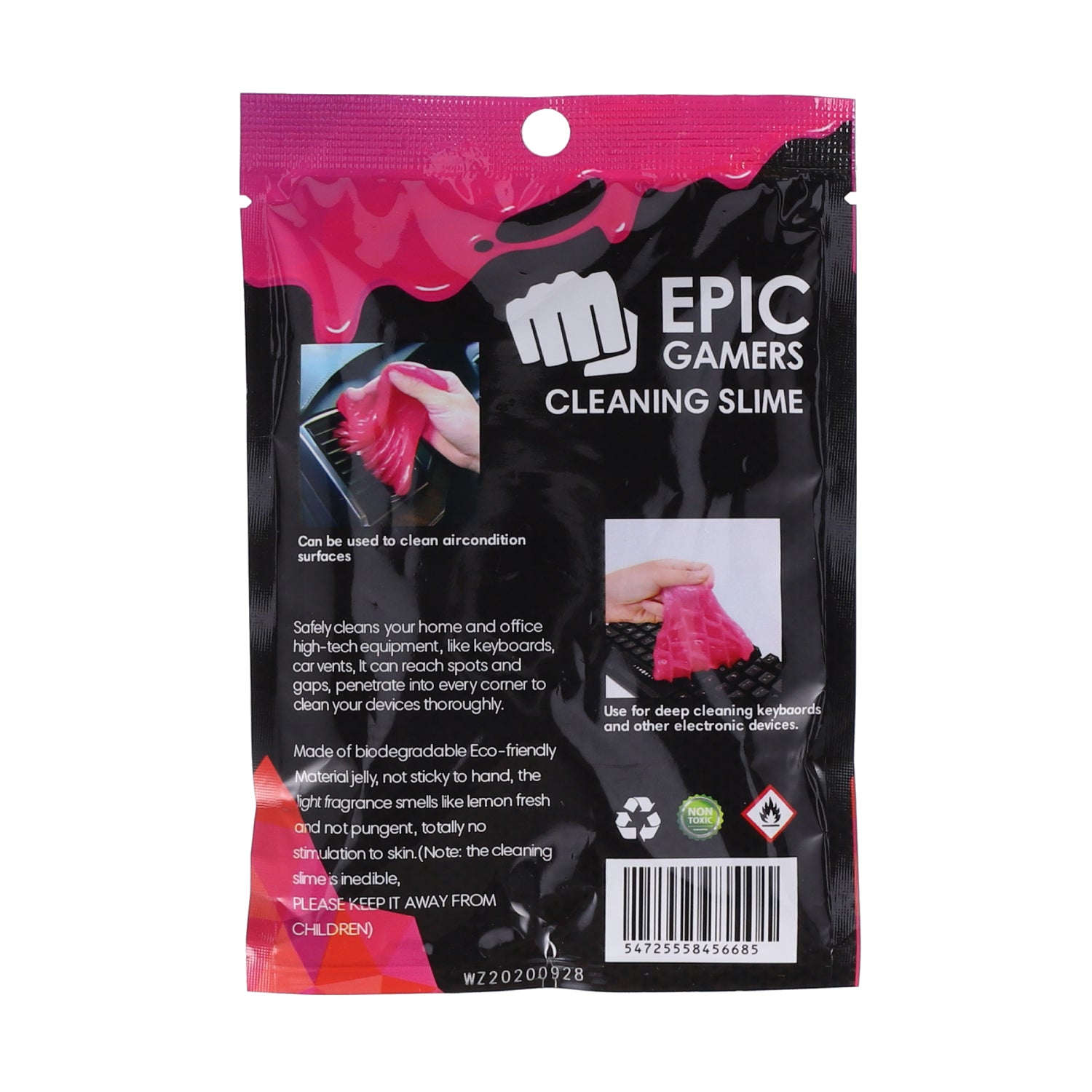 Epic Gamers Cleaning Slime - Pink - جل تنظيف Epic Gamers Cleaning Slime - Pink - جل تنظيف