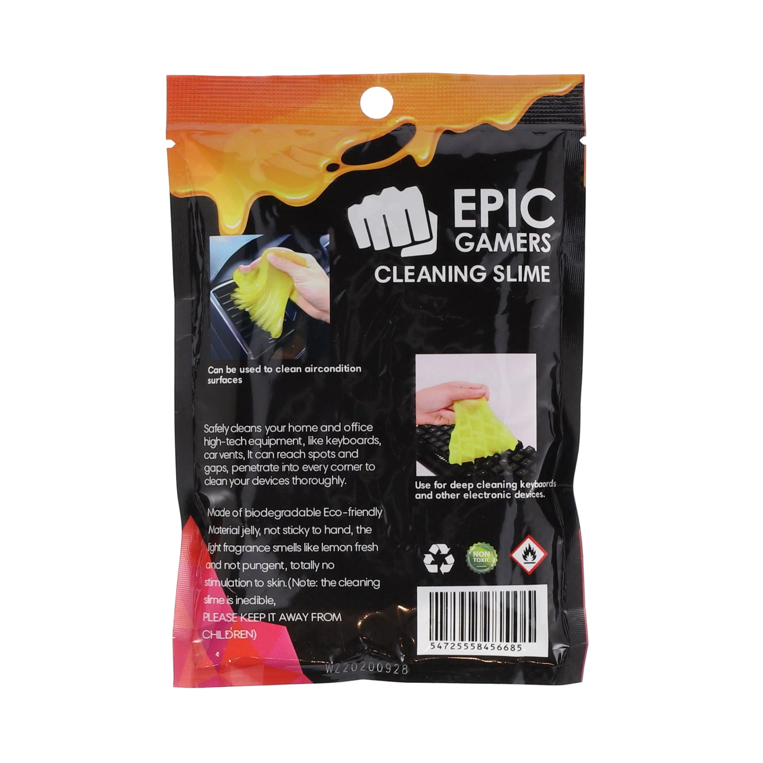 Epic Gamers Cleaning Slime - Yellow - جل تنظيف Epic Gamers Cleaning Slime - Yellow - جل تنظيف