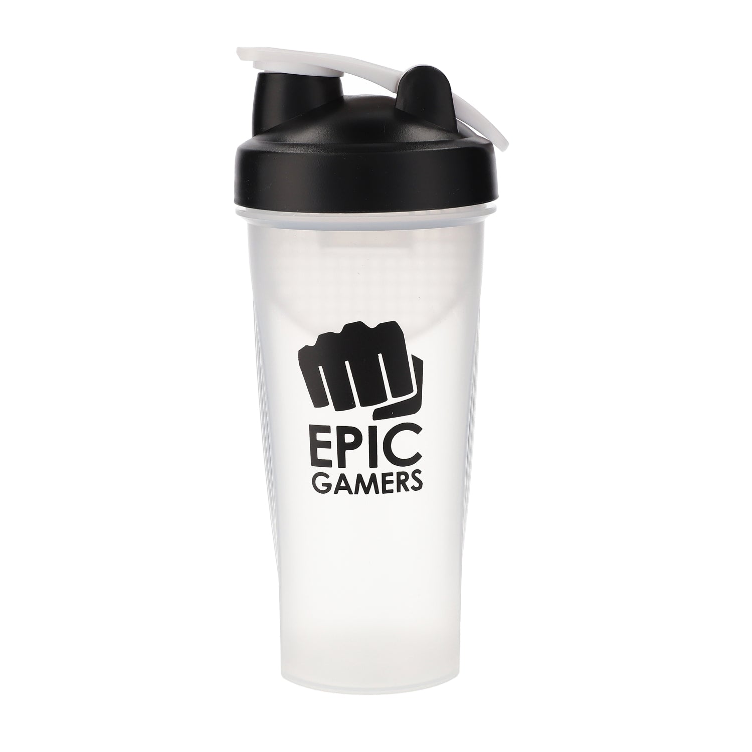 Epic Gamers Energy Shaker 20oz - Black/Transparent - زجاجة شيكر Epic Gamers Energy Shaker 20oz - Black/Transparent - زجاجة شيكر
