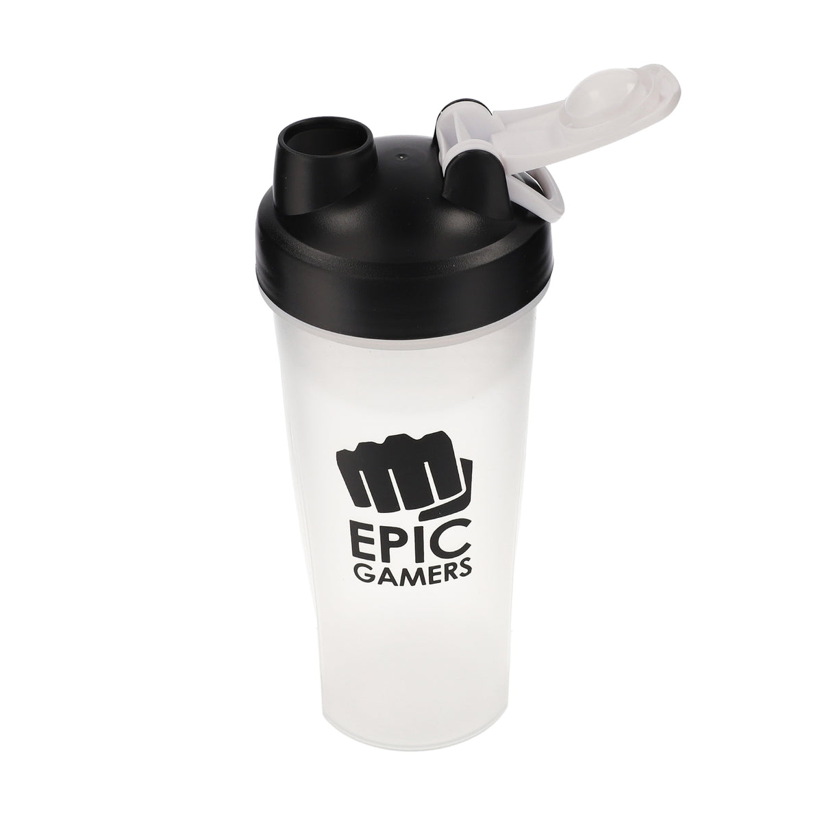 Epic Gamers Energy Shaker 20oz - Black/Transparent - زجاجة شيكر Epic Gamers Energy Shaker 20oz - Black/Transparent - زجاجة شيكر