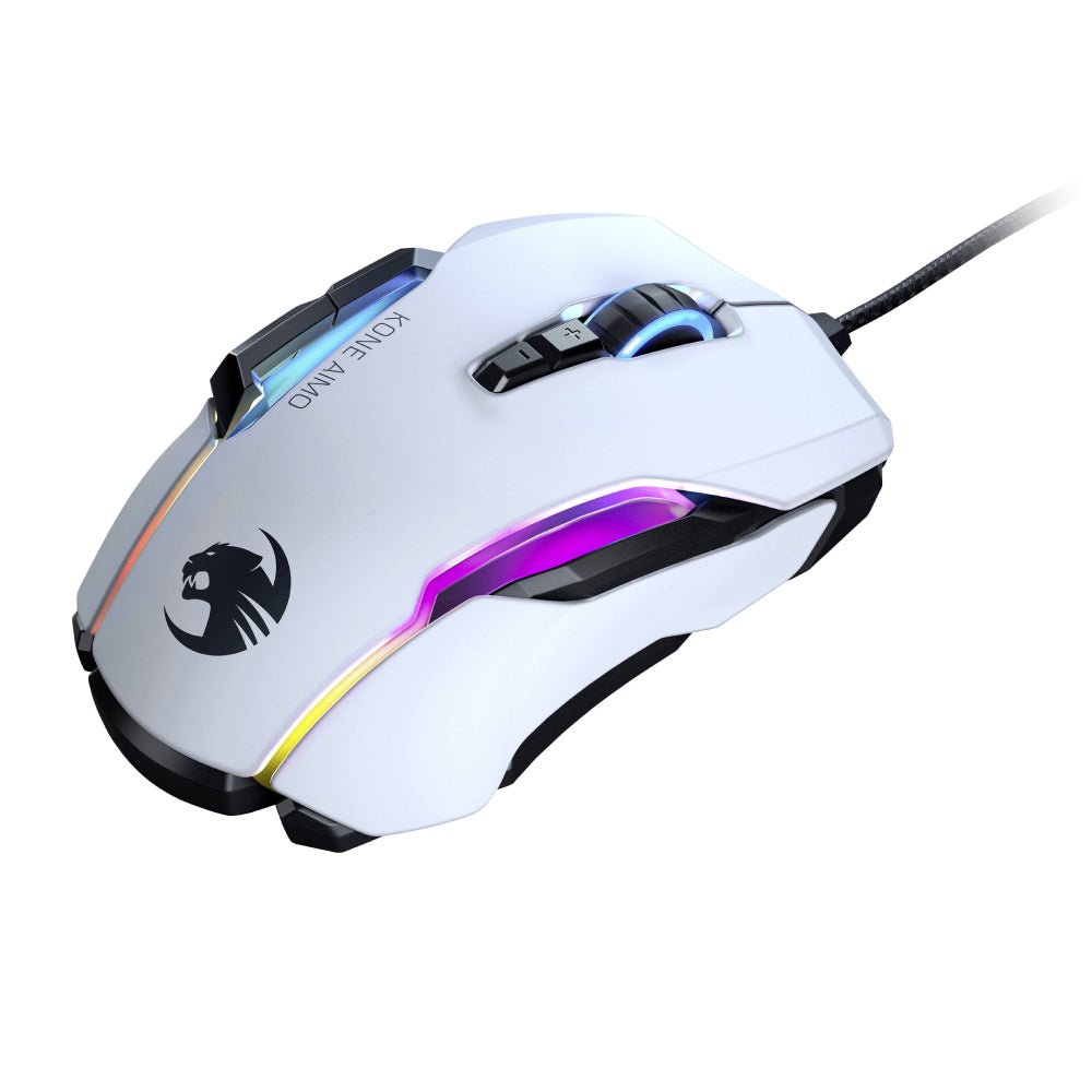 Roccat Kone AIMO Remastered Gaming Mouse - White - Store 974 | ستور ٩٧٤