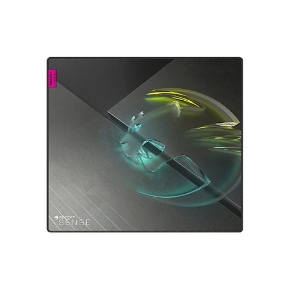 Roccat Sense Icon Square Mouse Pad - Black - حصeerة alفأerة Roccat Sense Icon Square Mouse Pad - Black - حصeerة alفأerة