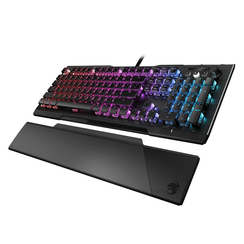 Roccat Vulcan 121 Aimo Linear Red Switch Gaming Keyboard - Black - لوحة مفاتيح Roccat Vulcan 121 Aimo Linear Red Switch Gaming Keyboard - Black - لوحة مفاتيح