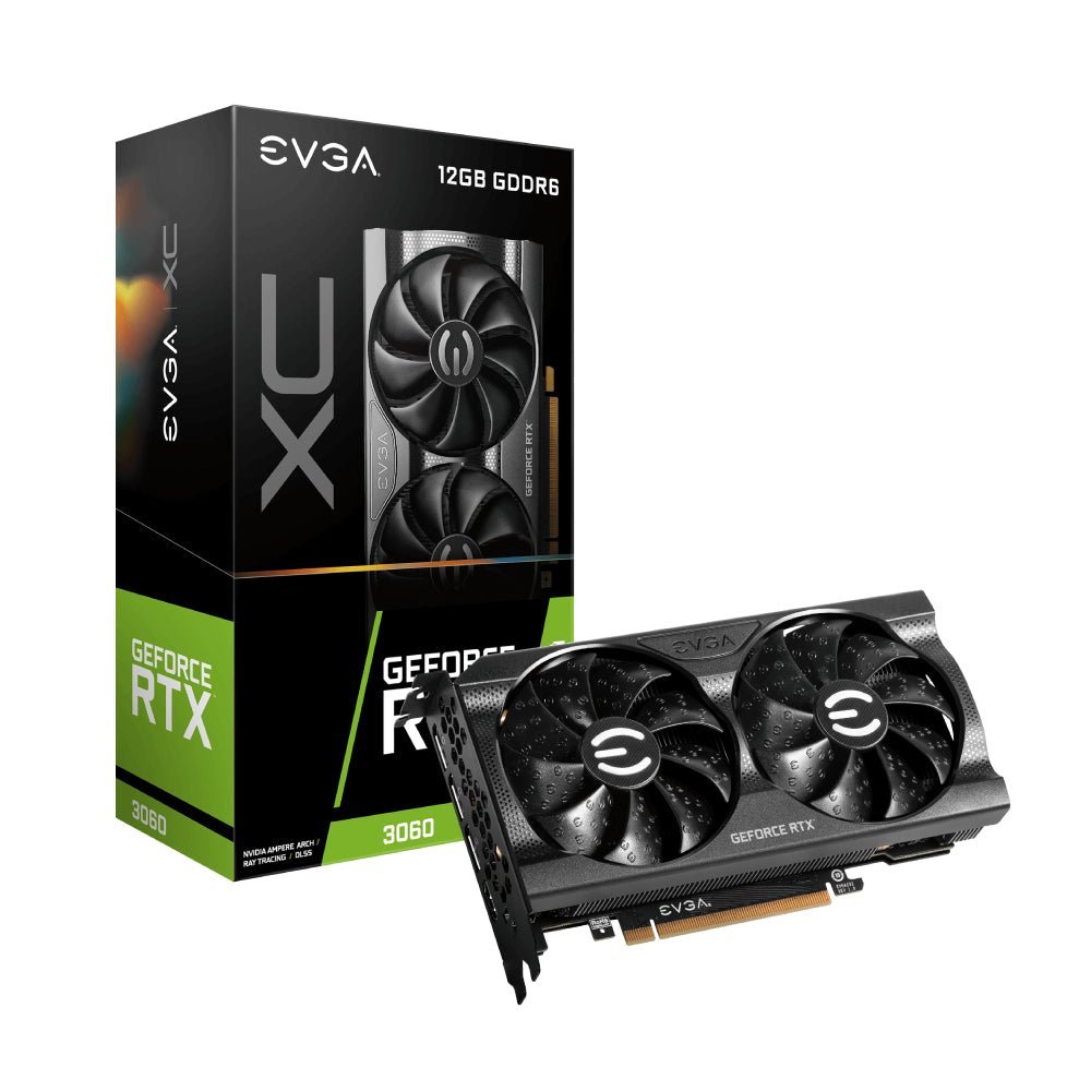 (Pre-Owned) EVGA GeForce RTX 3060 XC Gaming 12GB GDDR6 Dual-Fan Metal Backplate Graphics Card - كرت الشاشة مستعمل - Store 974 | ستور ٩٧٤