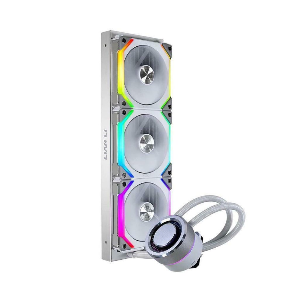 Lian Li Galahad 360mm AIO SL Edition Case Fan - White - مبرد Lian Li Galahad 360mm AIO SL Edition Case Fan - White - مبرد
