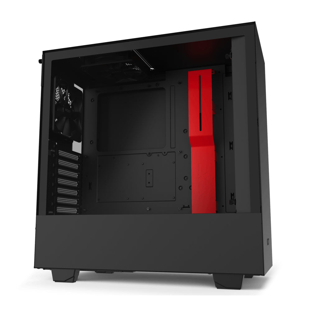 NZXT H510 ATX Mid Tower Case - Black/Red - Store 974 | ستور ٩٧٤