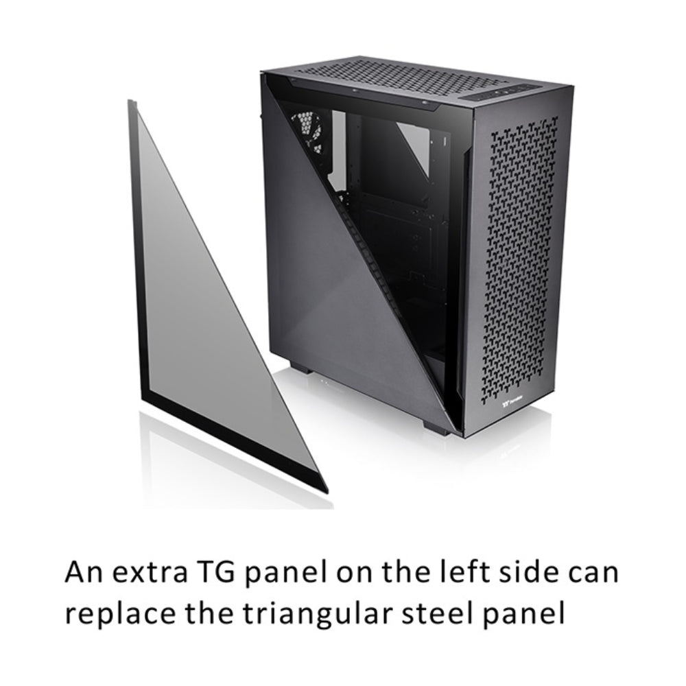 Thermaltake Divider 500 TG Air Mid Tower Chassis - Black - Store 974 | ستور ٩٧٤