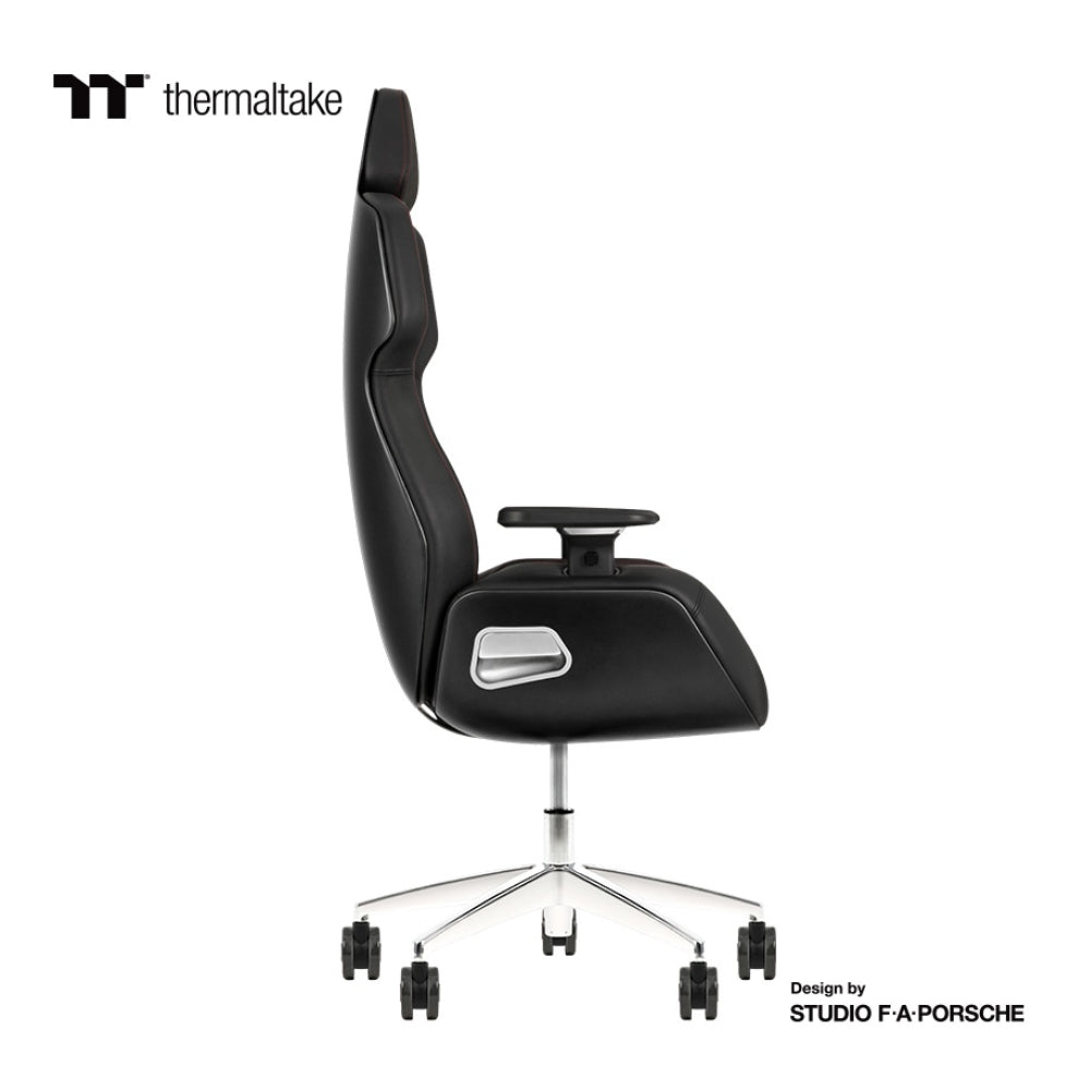 Thermaltake Argent E700 Real Leather Gaming Chair Design by Studio F. A. Porsche - Storm Black - Store 974 | ستور ٩٧٤