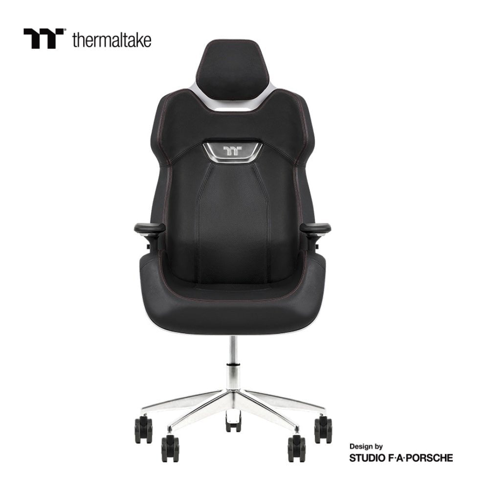 Thermaltake Argent E700 Real Leather Gaming Chair Design by Studio F. A. Porsche - Glacier White - Store 974 | ستور ٩٧٤
