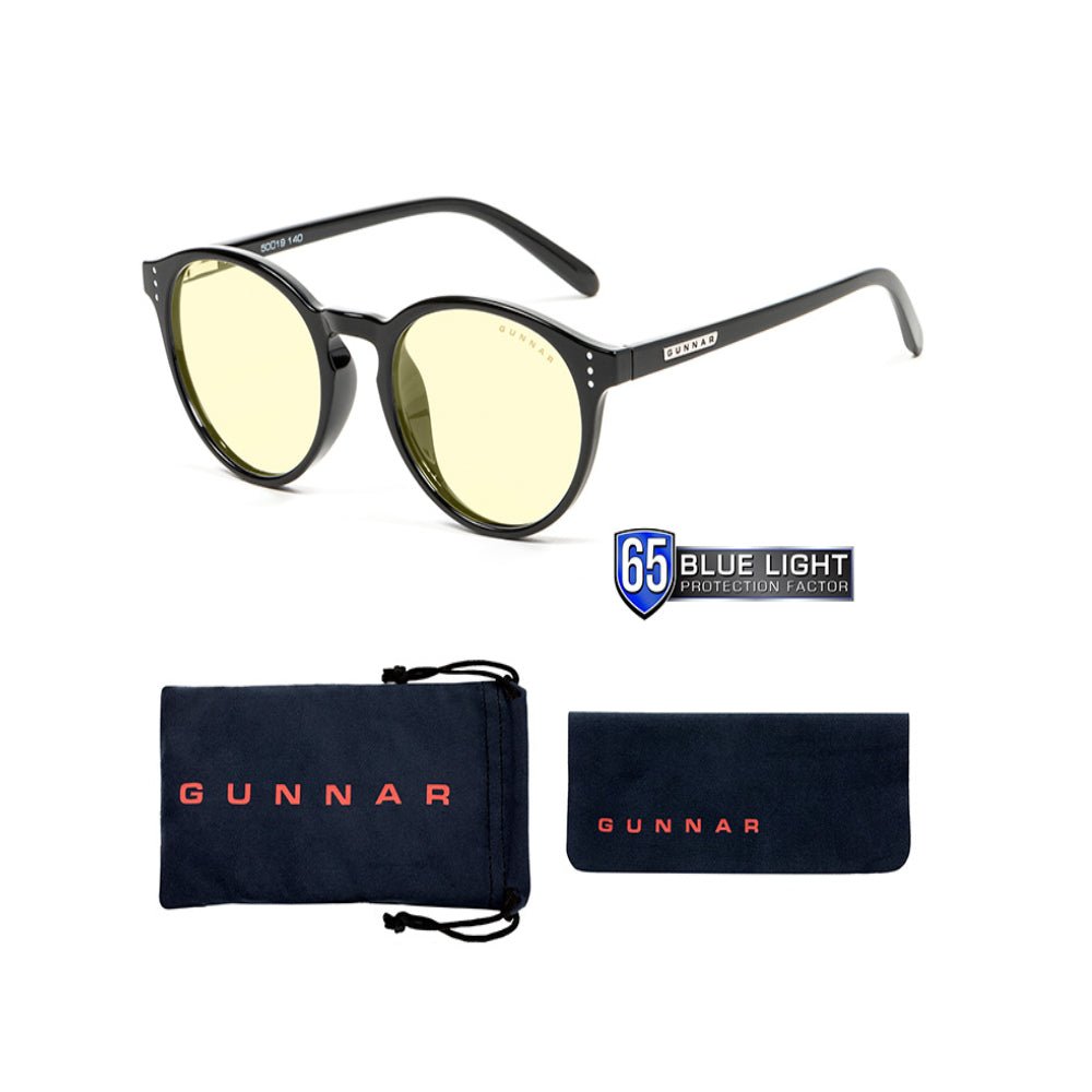 Gunnar Attache Protective Gaming Eyewear (Onyx Frame, Amber Lens Tint) - Store 974 | ستور ٩٧٤