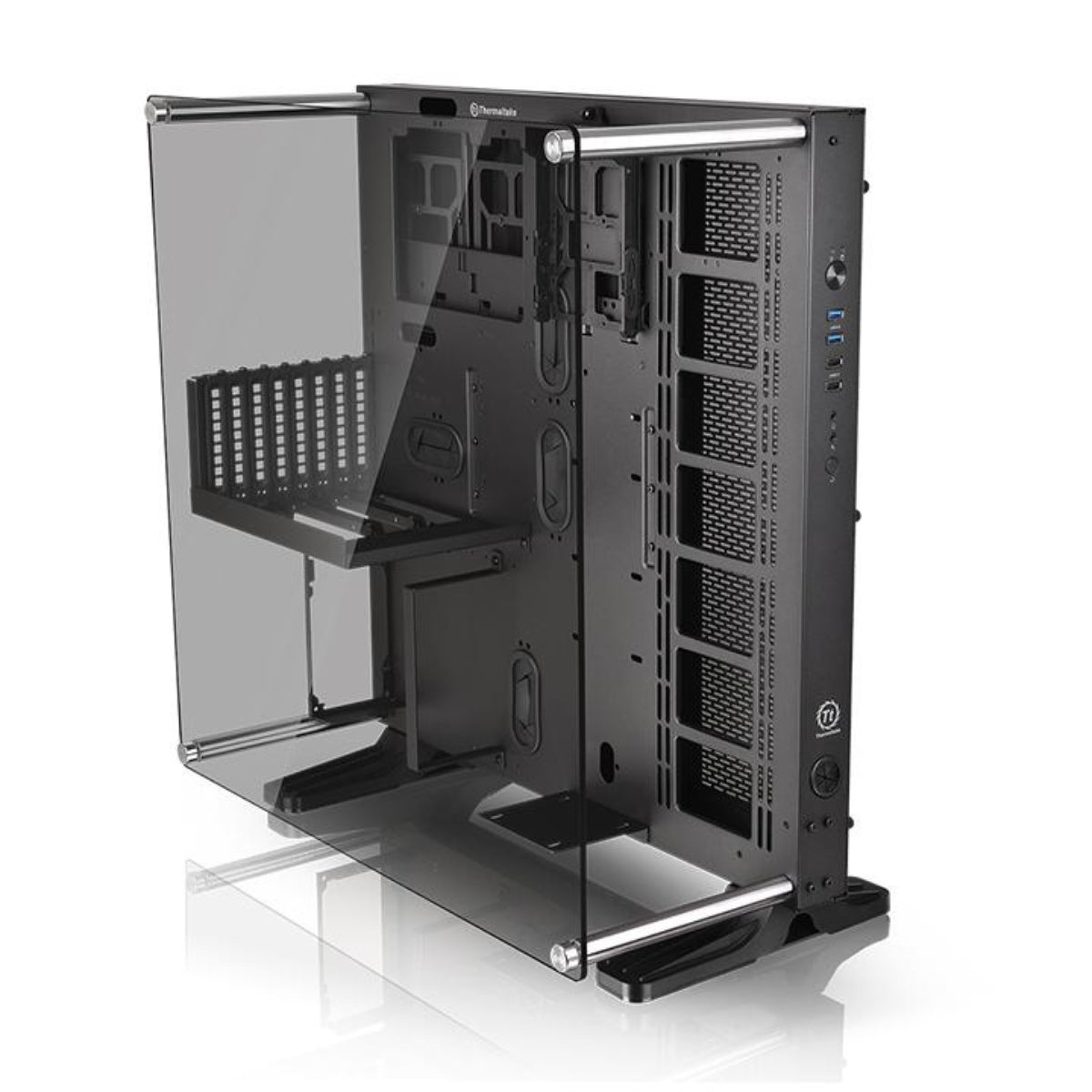 Thermaltake Core P7 TG Edition E-ATX Super Tower Case - Black - Store 974 | ستور ٩٧٤