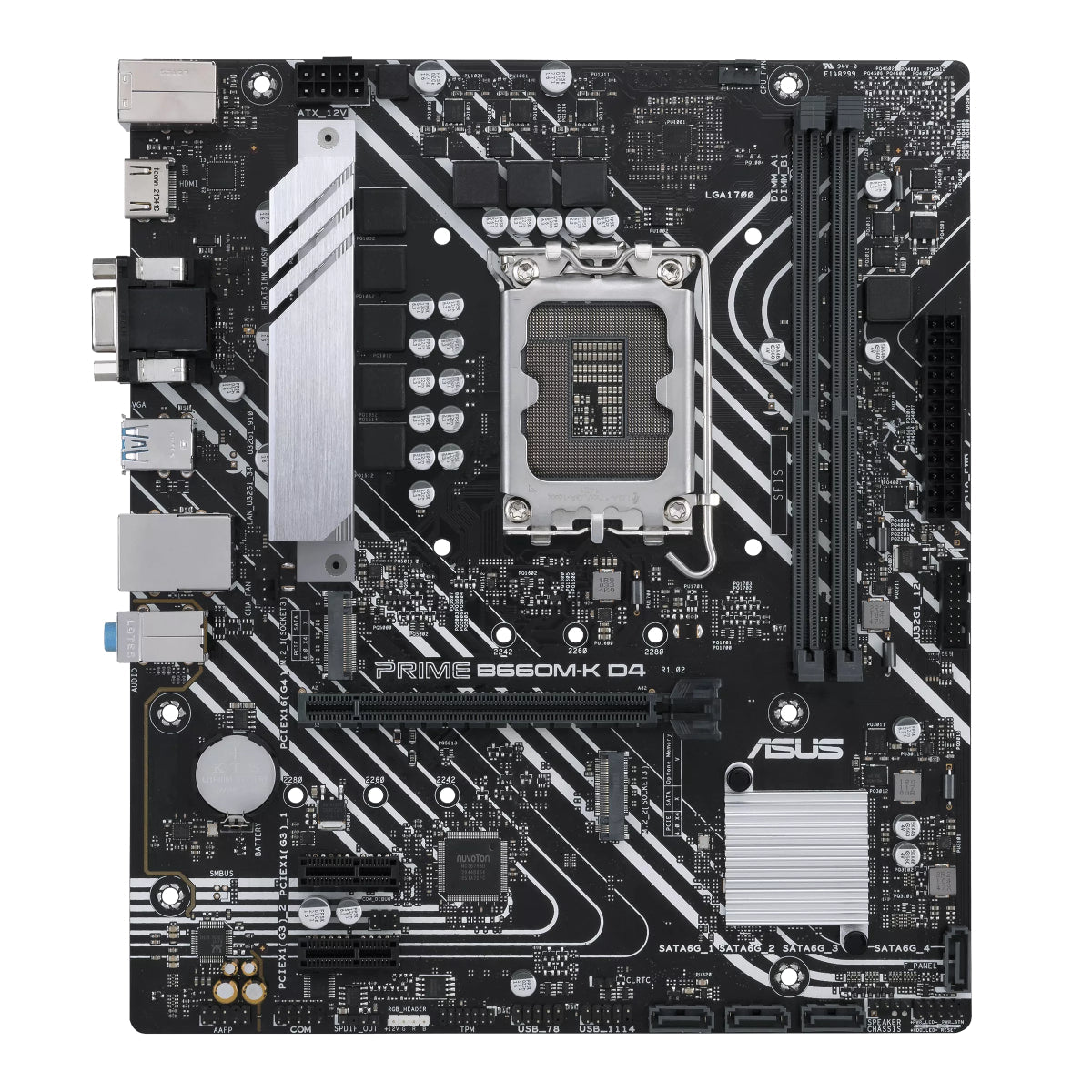 ASUS Prime B660M-K D4 Intel Motherboard - Store 974 | ستور ٩٧٤