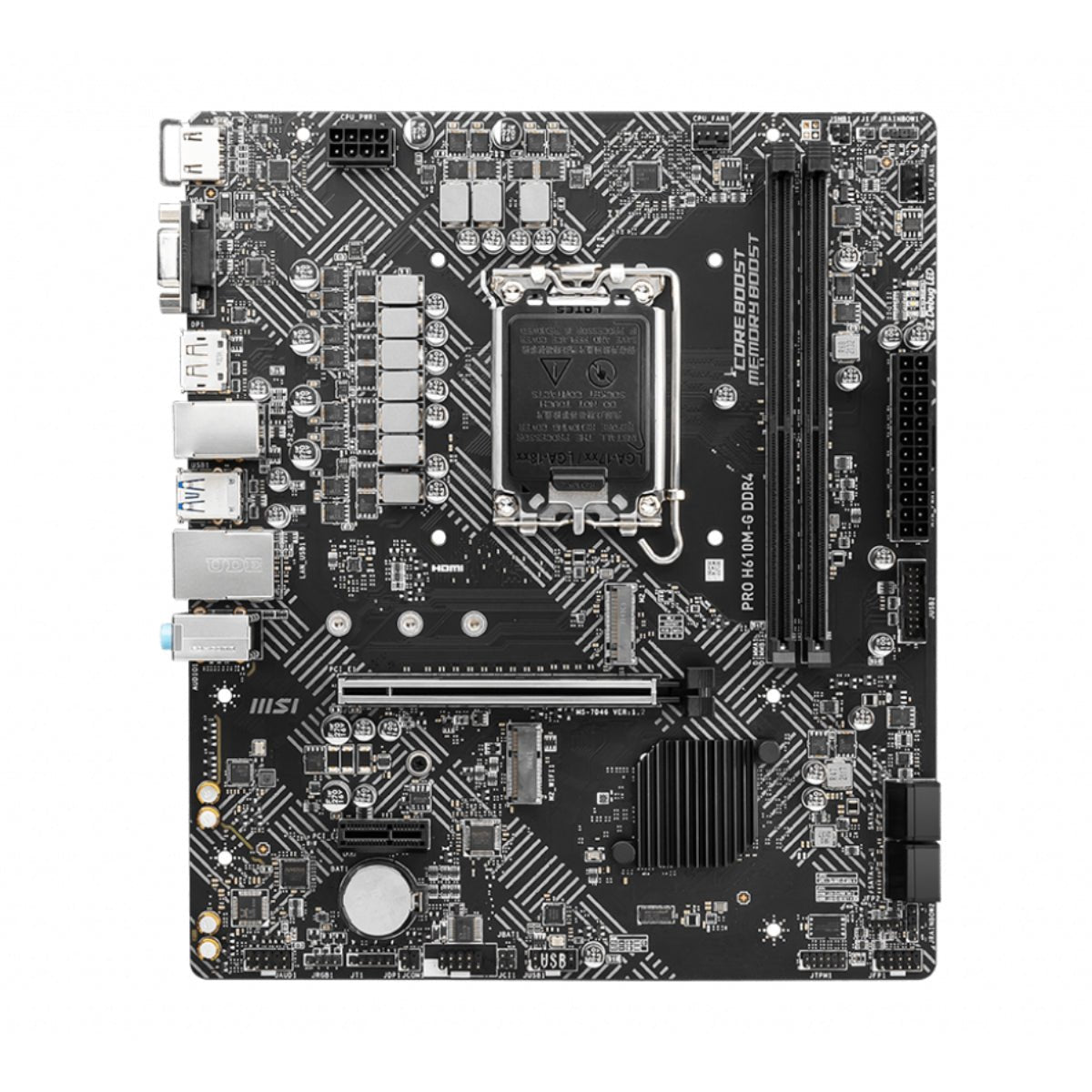 MSI PRO H610M-G DDR4 Intel LGA 1700 Motherboard - Store 974 | ستور ٩٧٤
