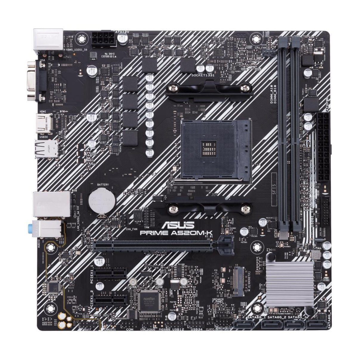 Asus Prime A520M-K AMD Micro ATX Motherboard - Store 974 | ستور ٩٧٤