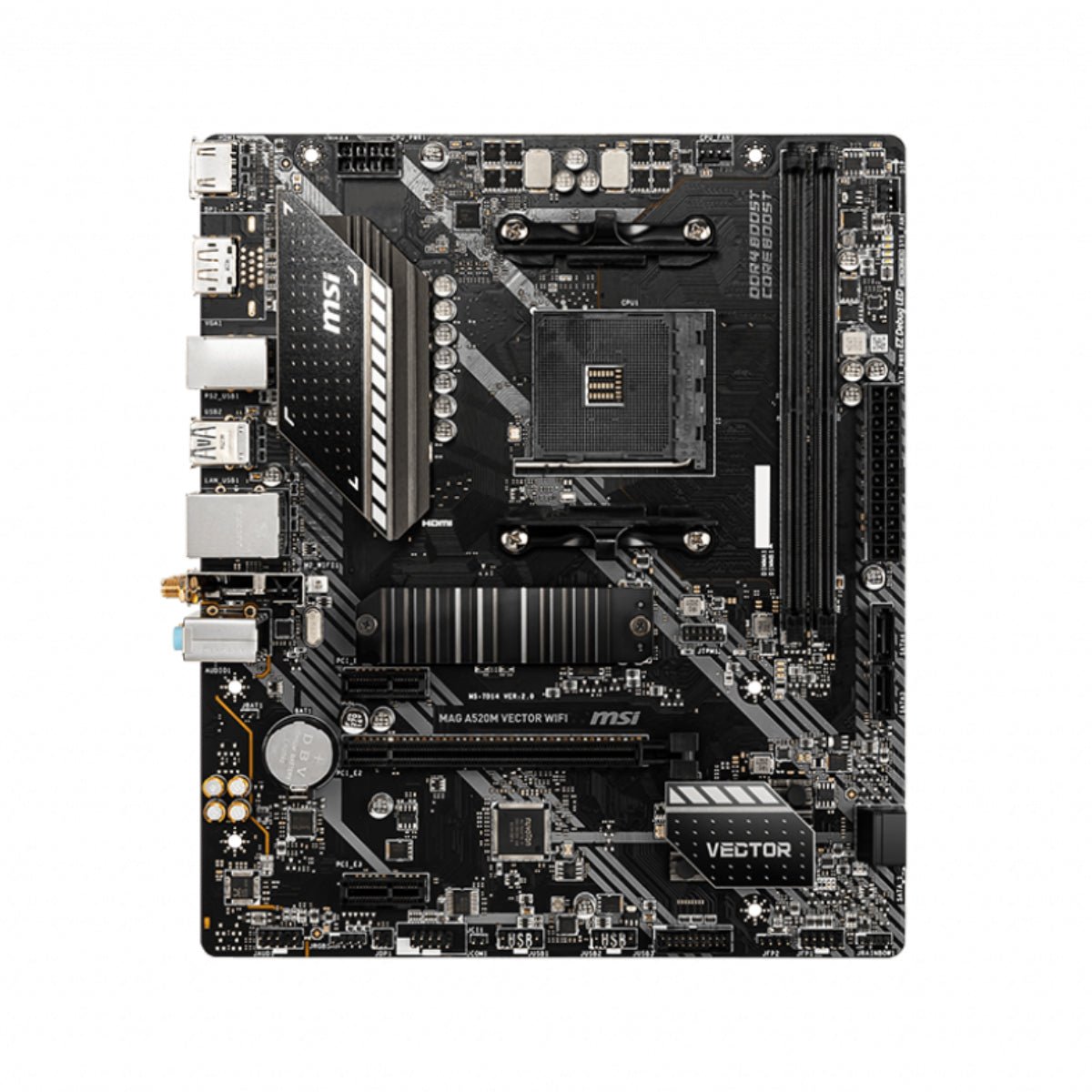 MSI MAG A520M Vector Wifi Motherboard - Store 974 | ستور ٩٧٤
