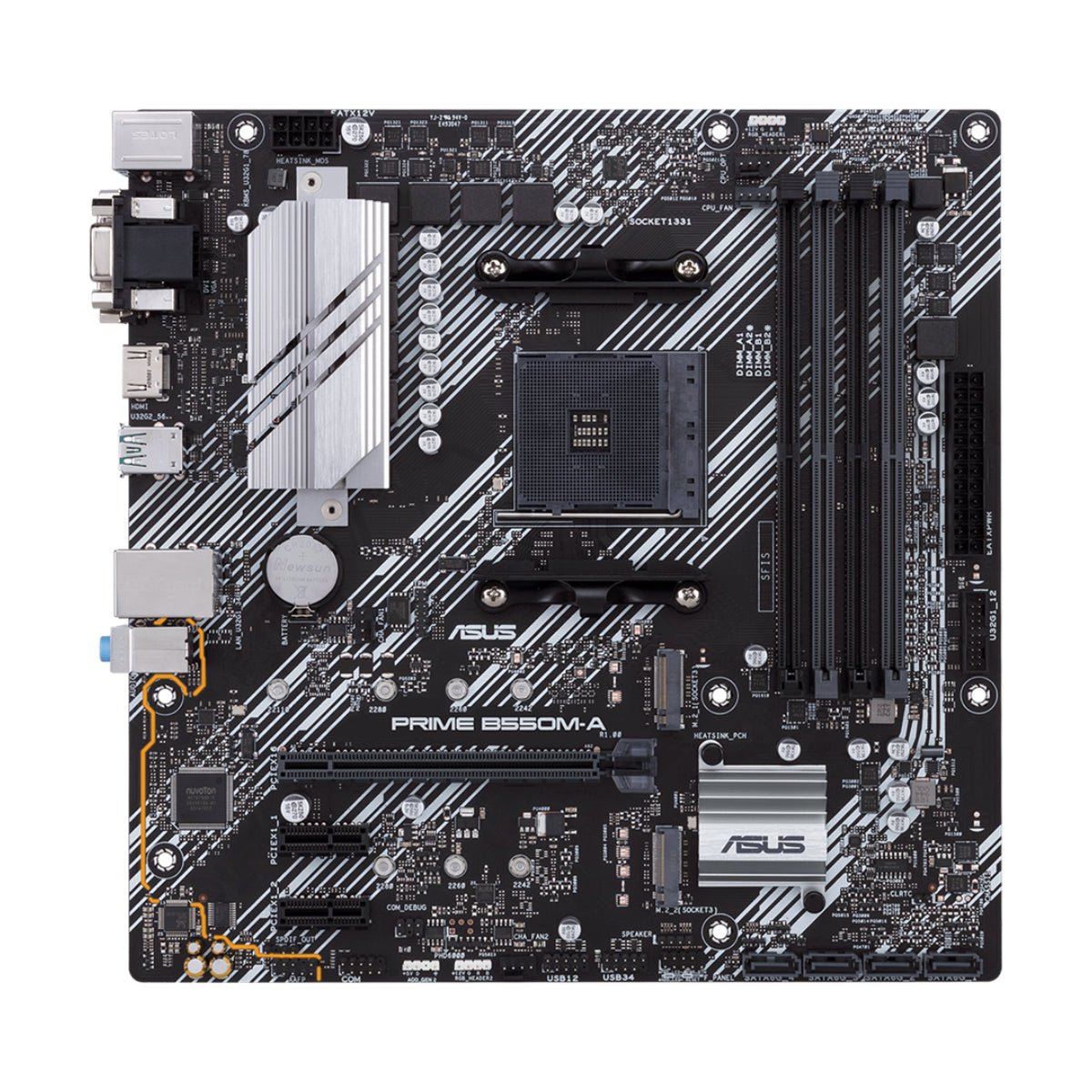 Asus Prime B550M-A AM4 AMD B550 DDR4 Micro ATX Motherboard - Store 974 | ستور ٩٧٤