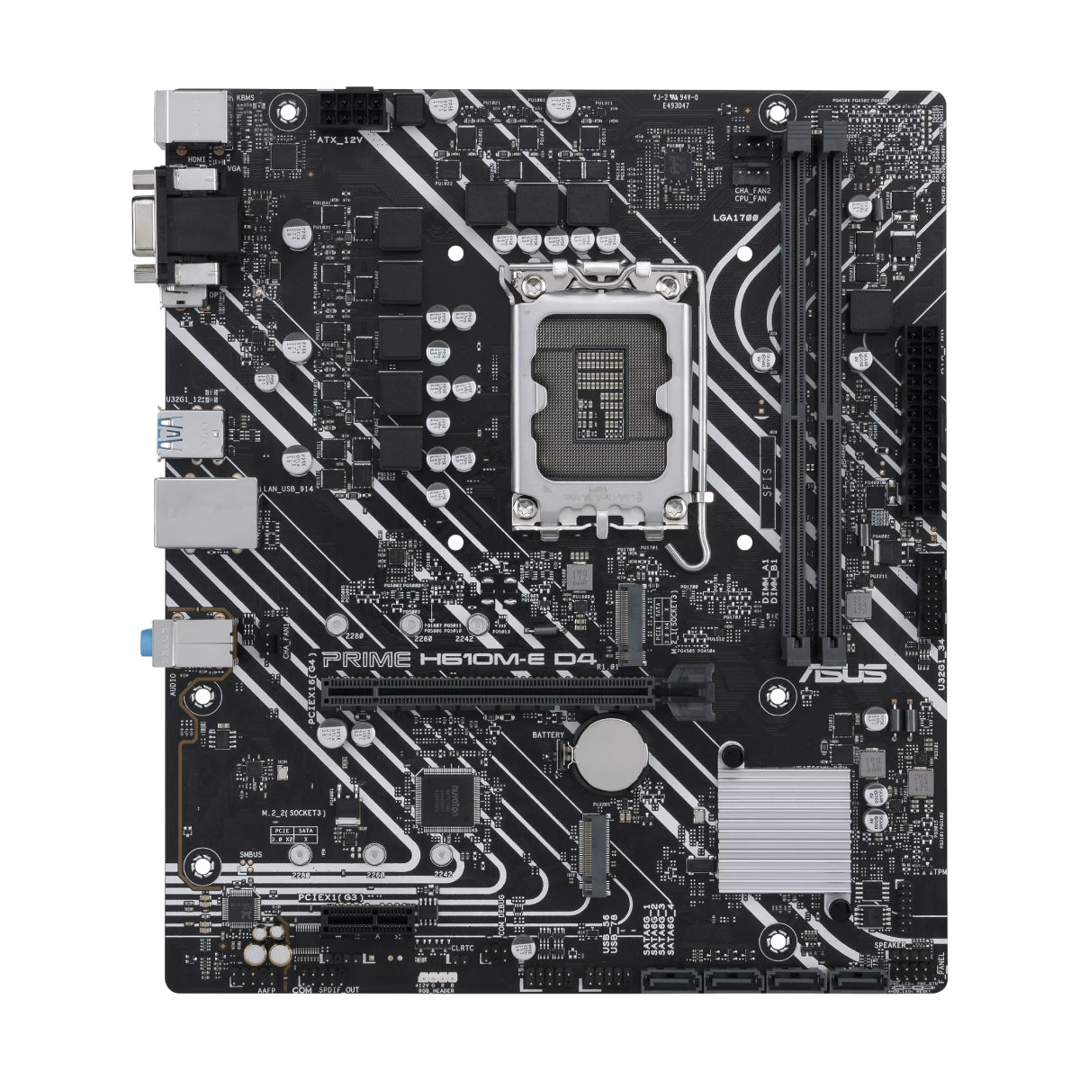 ASUS PRIME H610M-E D4 LGA 1700 Micro Intel Motherboard - Store 974 | ستور ٩٧٤