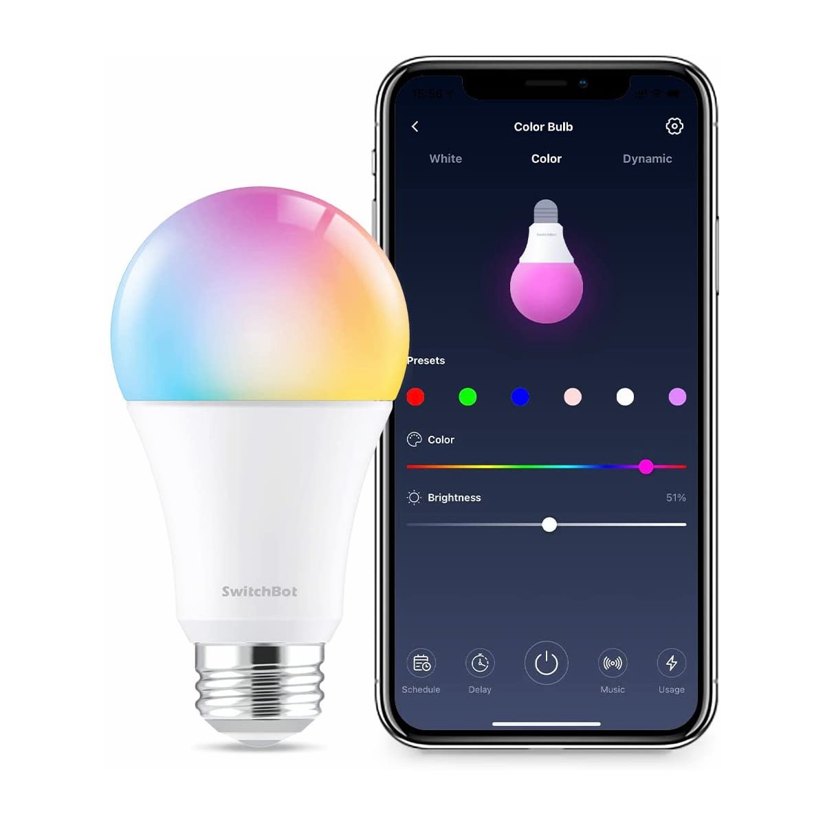 SwitchBot Color Bulb - Store 974 | ستور ٩٧٤