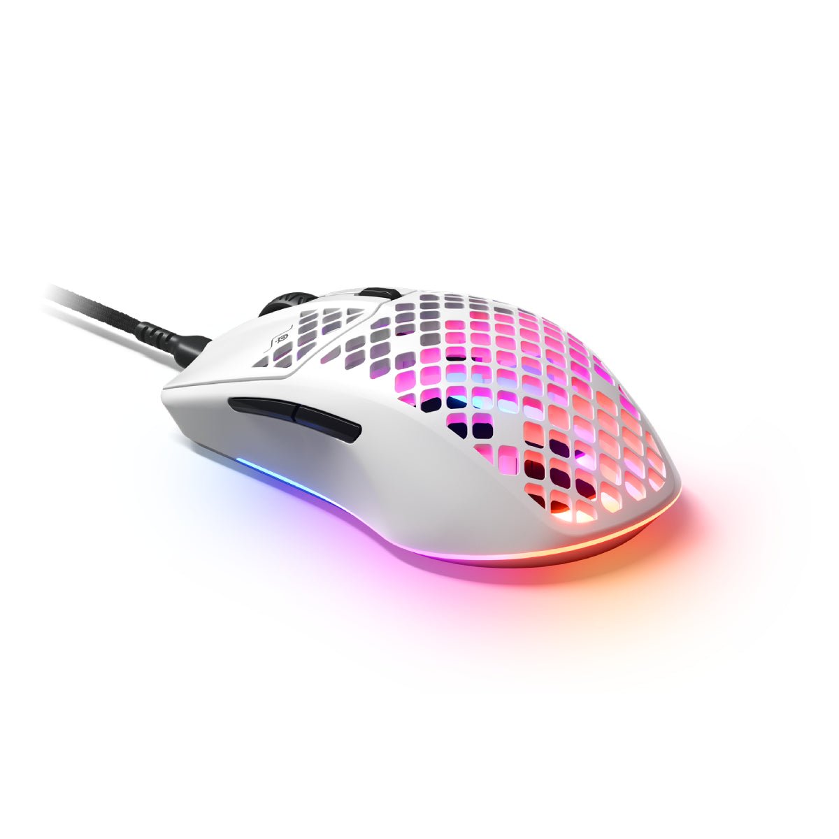 Steelseries Aerox 3 Gaming Mouse 2022 Edition - Snow - فأrة Steelseries Aerox 3 Gaming Mouse 2022 Edition - Snow - فأrة