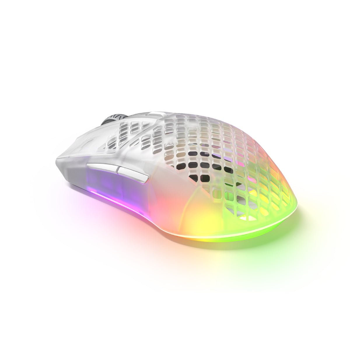 SteelSeries Aerox 3 Wireless Gaming Mouse 2022 Edition - Ghost - فأرة - Store 974 | ستور ٩٧٤