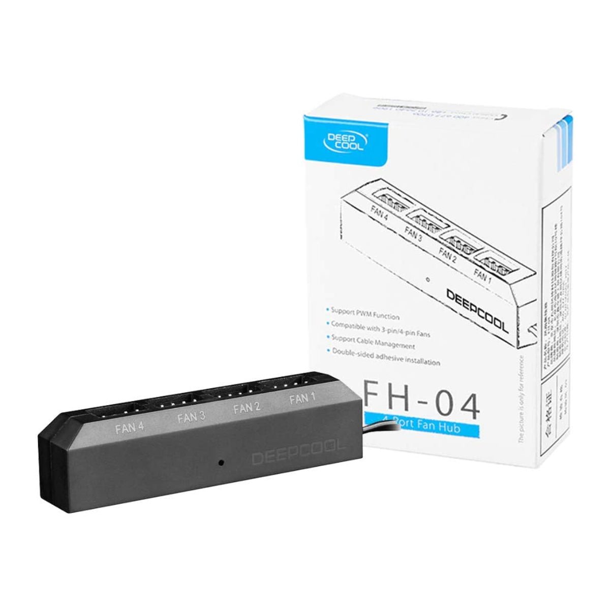 DeepCool FH-04 4 Fan Hub / Splitter - كابل مُقسم DeepCool FH-04 4 Fan Hub / Splitter - كابل مُقسم
