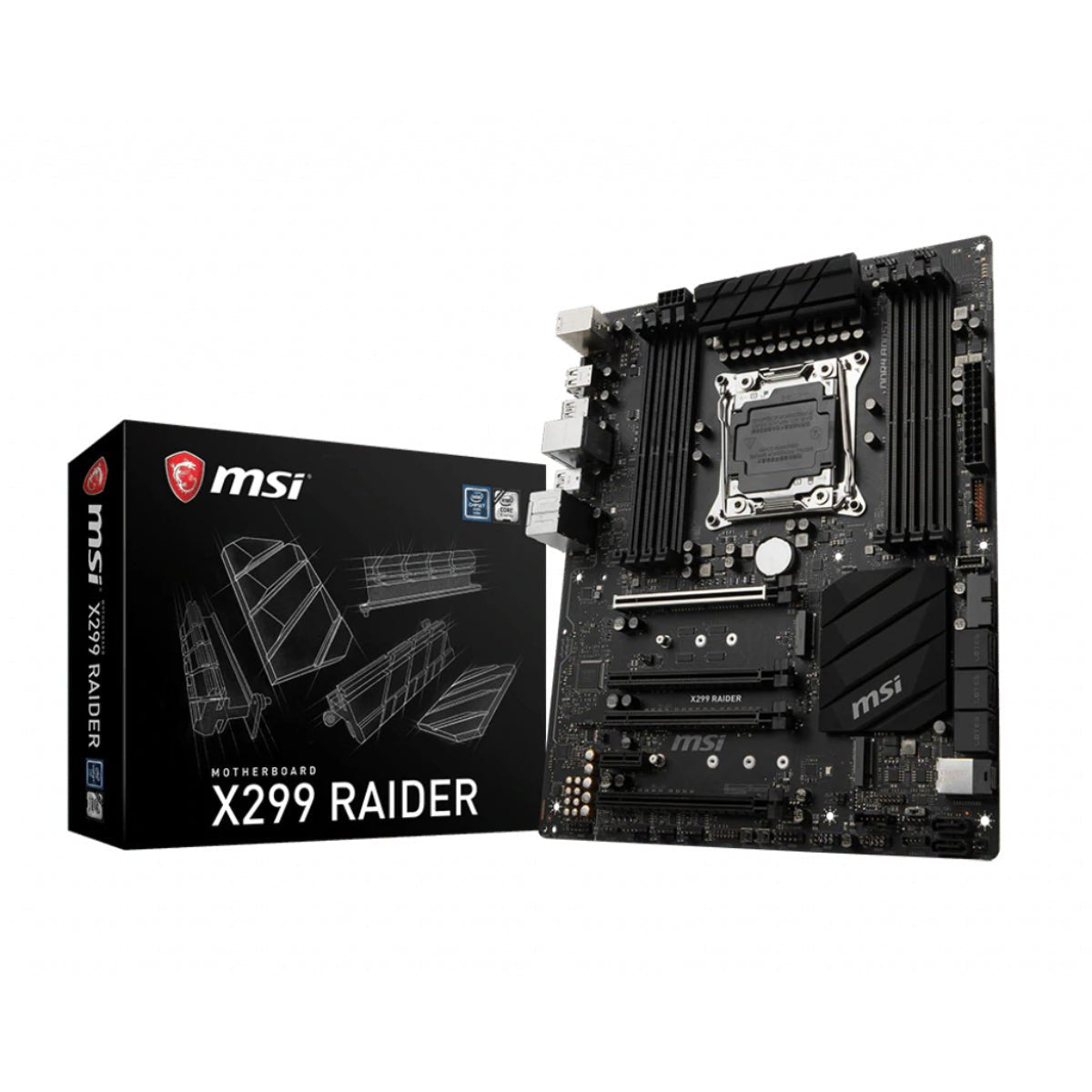 MSI X299 Raider - DDR4 LGA 1200 E-ATX Intel Motherboard - Store 974 | ستور ٩٧٤