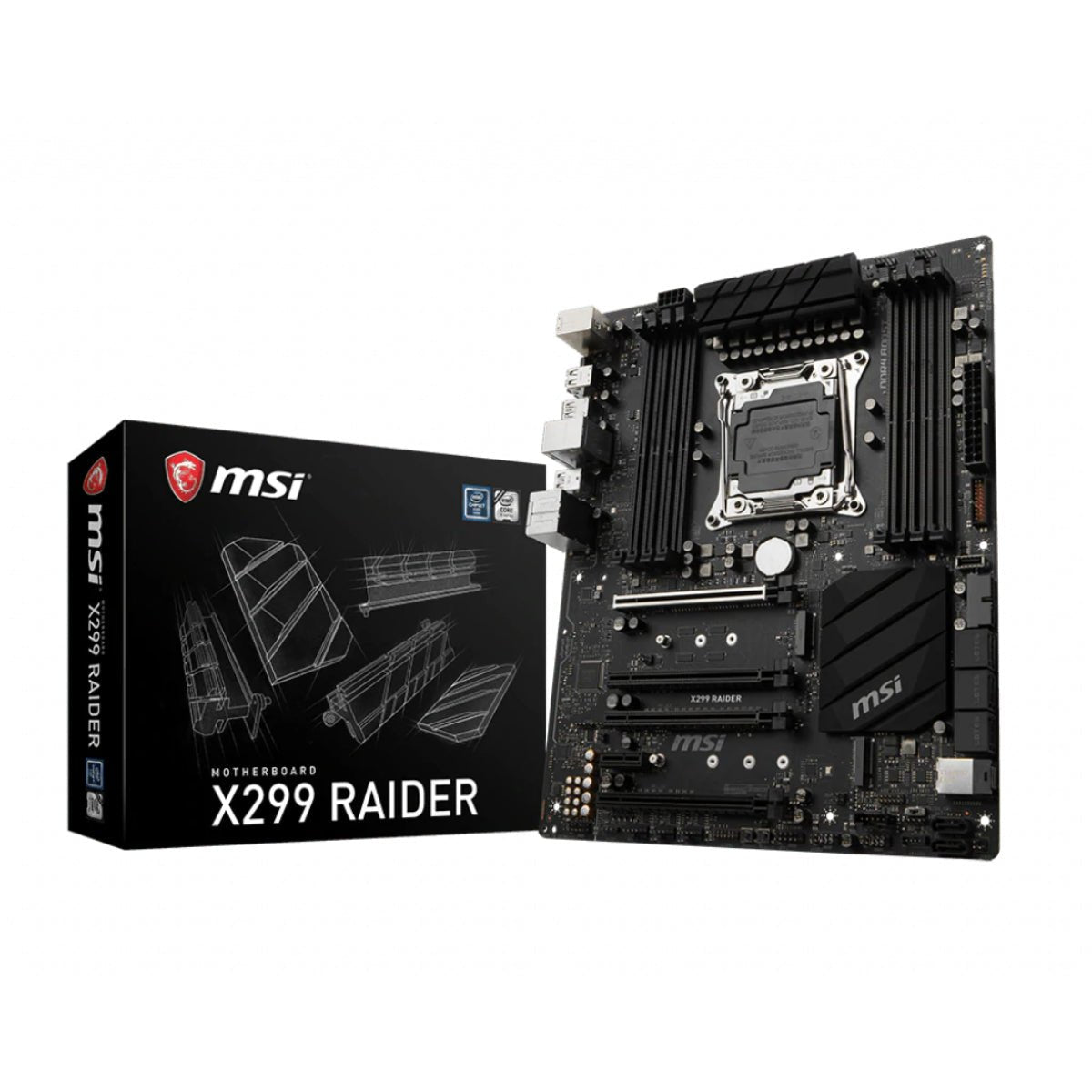 MSI X299 RAIDER DDR4 LGA 2066 ATX Intel Mothero MSI X299 RAIDER DDR4 LGA 2066 ATX Intel Mothero