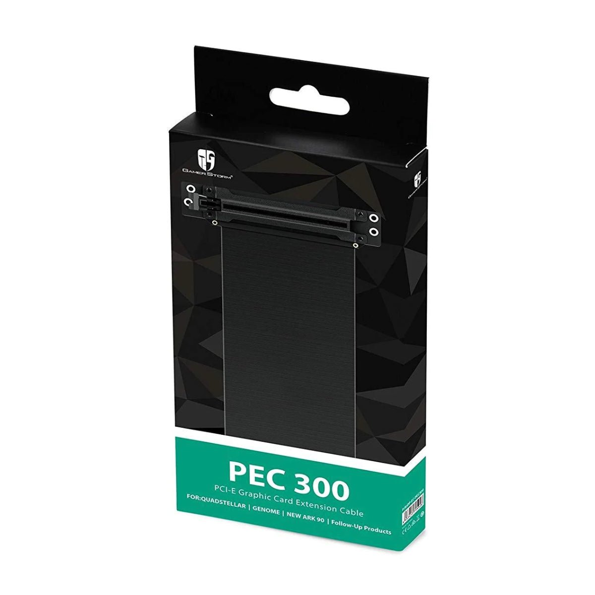 DeepCool PEC 300 - PCI-E x16 3.0 Black Extension Cable 250mm - كابل DeepCool PEC 300 - PCI-E x16 3.0 Black Extension Cable 250mm - كابل