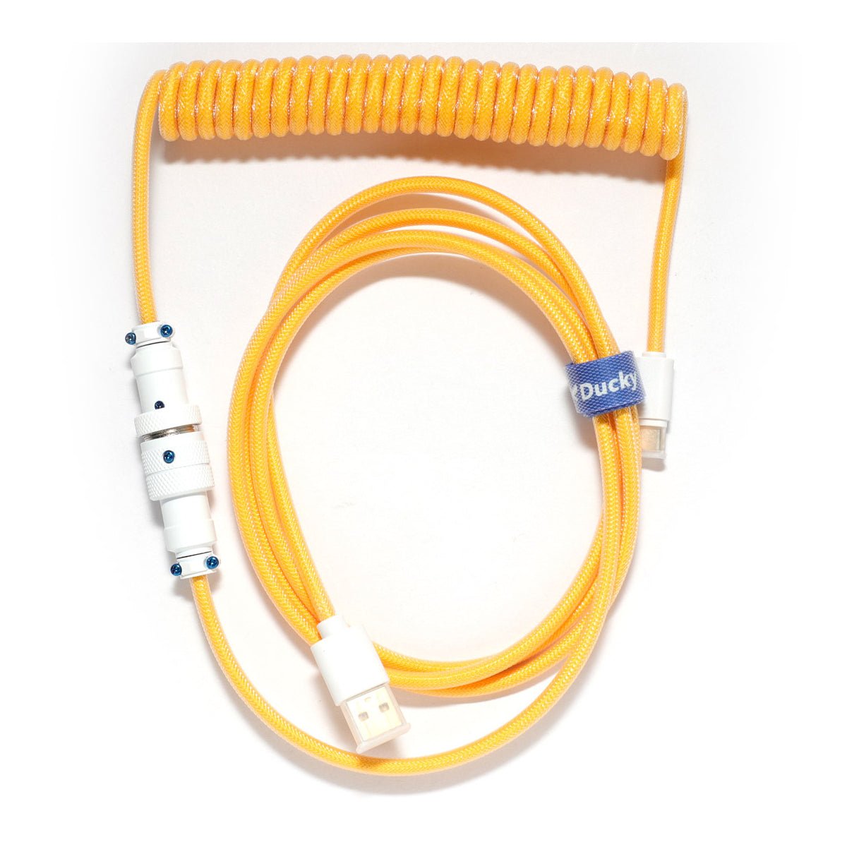 Ducky Premicord Custom Keyboard Cable - Yellow Ducky Edition - Store 974 | ستور ٩٧٤
