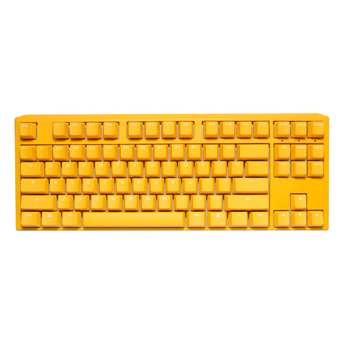 Ducky One 3 Yellow TKL Wired Mechanical Gaming Keyboard - Cherry Silent Red - Store 974 | ستور ٩٧٤