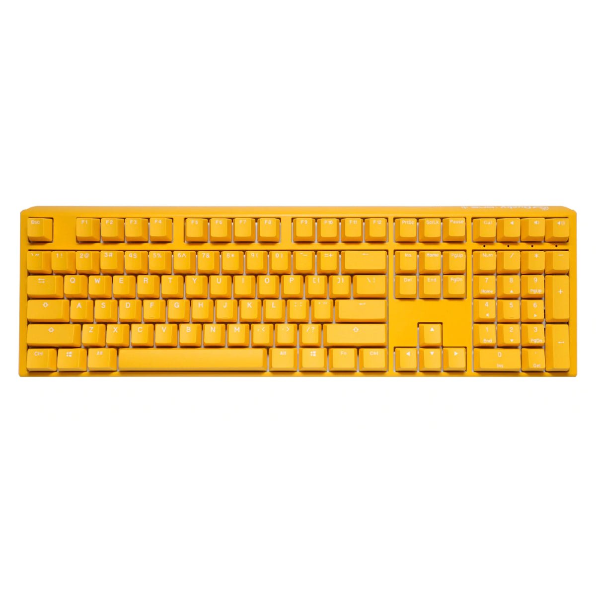 Ducky One 3 yellow Full Size Wired Mechanical Gaming Keyboard - Cherry Silent Red - لوحة مفاتيح - Store 974 | ستور ٩٧٤