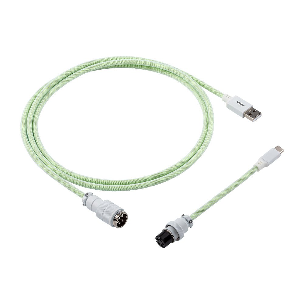 CableMod Pro Straight USB A to USB Type C 150cm Keyboard Cable - Lime Sorbet - كابل