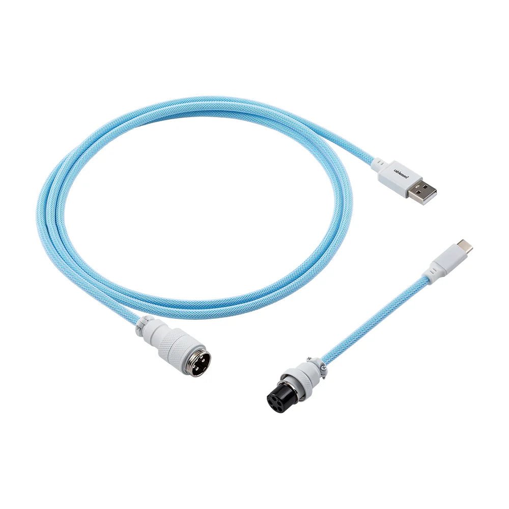 CableMod Pro Straight USB A to USB Type C 150cm Keyboard Cable - Blueberry Cheesecake - كابل CableMod Pro Straight USB A to USB Type C 150cm Keyboard Cable - Blueberry Cheesecake - كابل